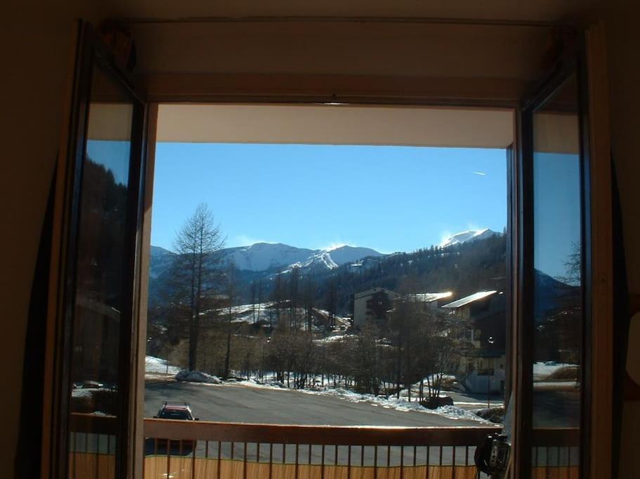 Confortable Appartement, Panorama Sud, Vue Montagne Allos Esterno foto